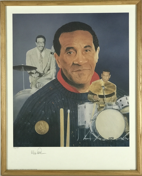 Max Roach Signed & Framed Limited Edition Christopher Paluso Jazz HOF Litho (Beckett/BAS Guaranteed)