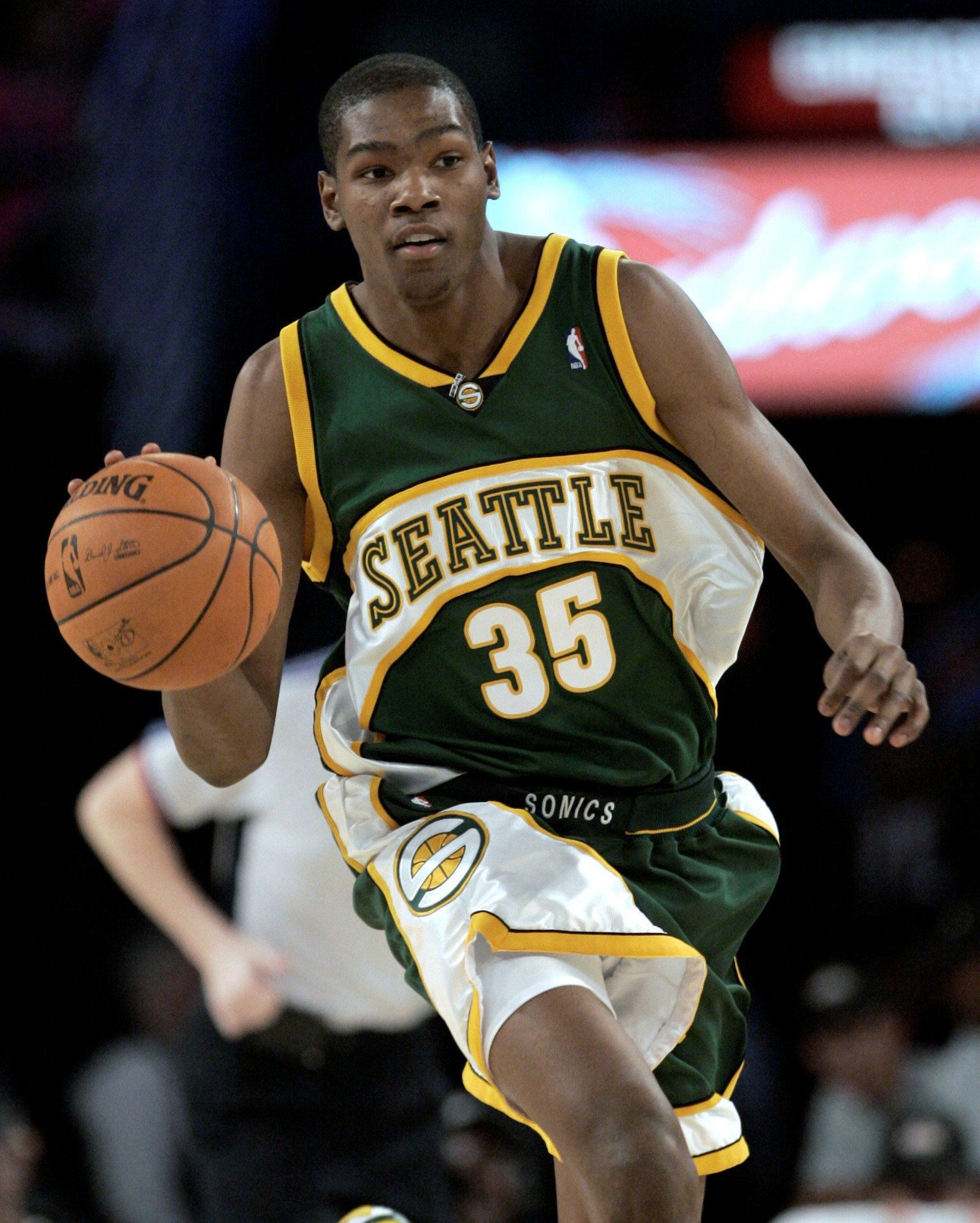 kevin durant seattle sonics jersey