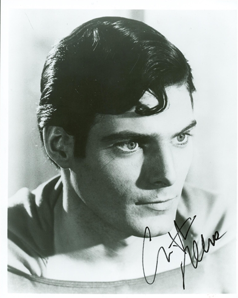 Superman: Christopher Reeve Signed 8" x 10" Black & White Photograph (JSA)