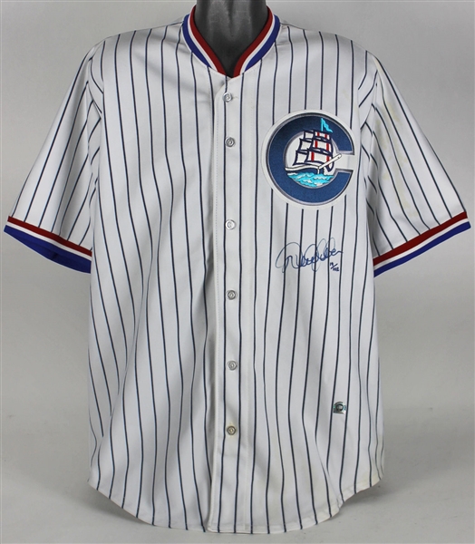 Derek Jeter Rare Limited Edition Signed Columbus Clippers Yankees Minor League Jersey (MLB Hologram)