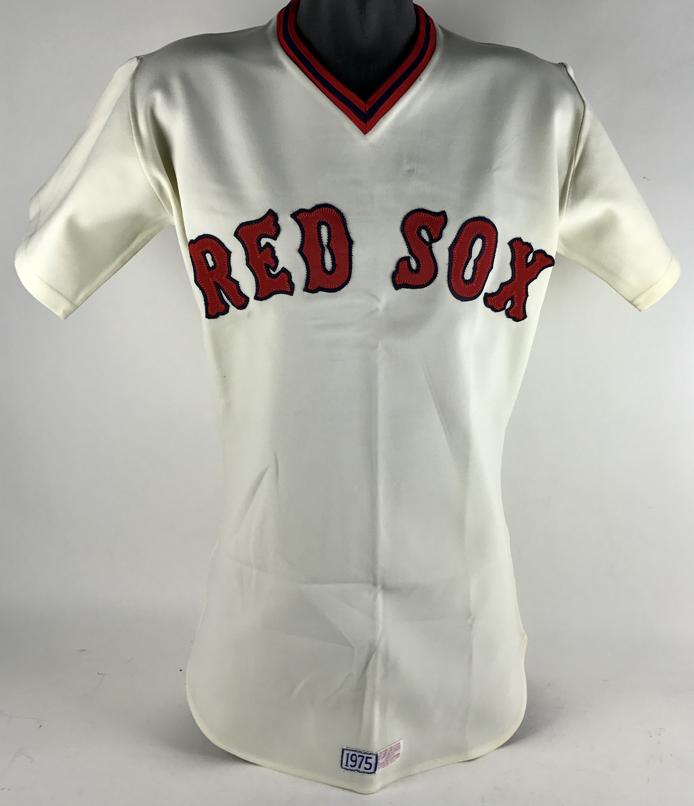 Lot Detail - 1975 Carl Yastrzemski Game Worn Boston Red Sox Home Jersey (100% ...