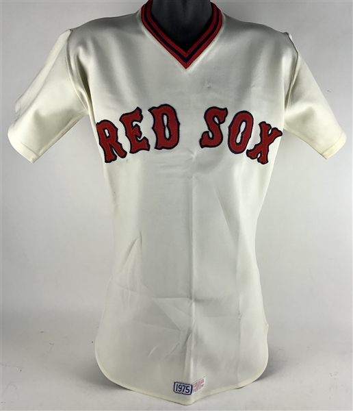 1975 Carl Yastrzemski Game Worn Boston Red Sox Home Jersey (100% Authentic LOA)