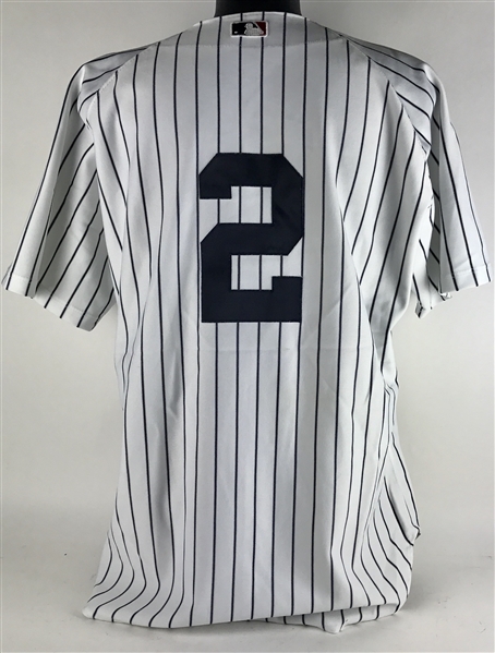 2004 Derek Jeter Game Worn New York Yankees Home Pinstripe Jersey