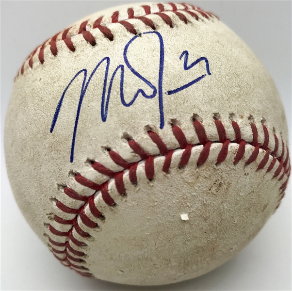 Mike Trout Signed & Game Used 2015 MLB Baseball in 3-4 w/ a Home Run Performance! (MLB & JSA)