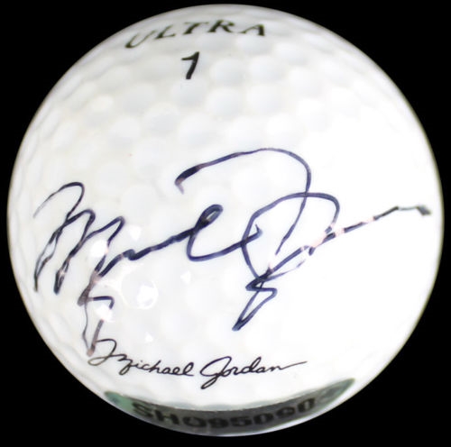 Michael Jordan Signed & Course Used Wilson Michael Jordan Foundation Golf Ball (UDA)
