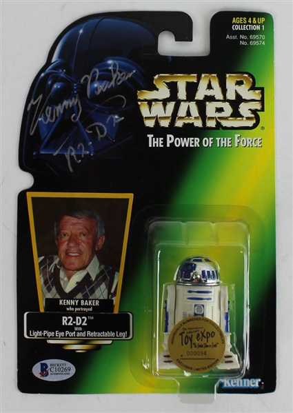 Star Wars: Kenny Baker Signed Ltd. Ed. R2-D2 Action Figure (BAS/Beckett)