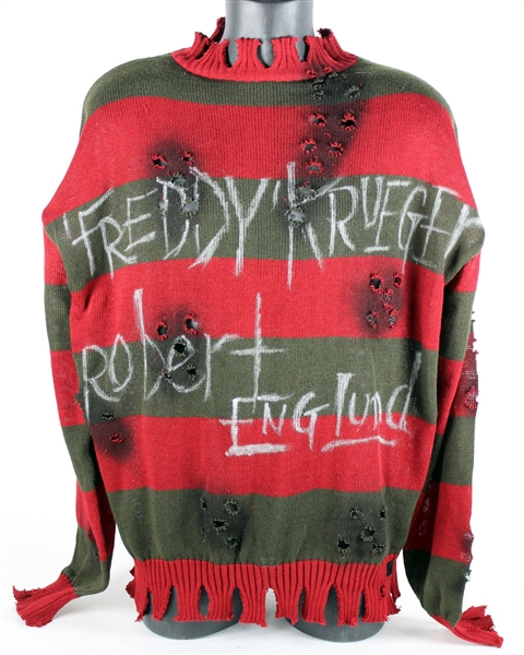 RARE Robert Englund "Freddy Kreuger" Signed Freddy Sweater! (BAS/Beckett)