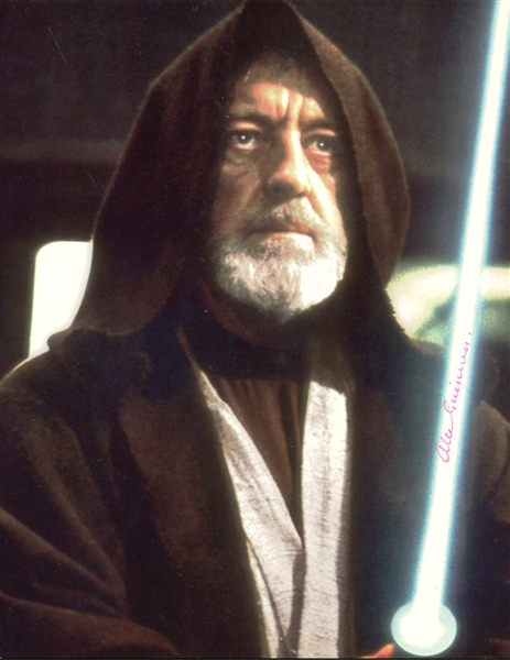 Star Wars: Alec Guinness Rare Signed 8" x 10" Color Obi-Wan Kenobi Photograph (Beckett/BAS Guaranteed)
