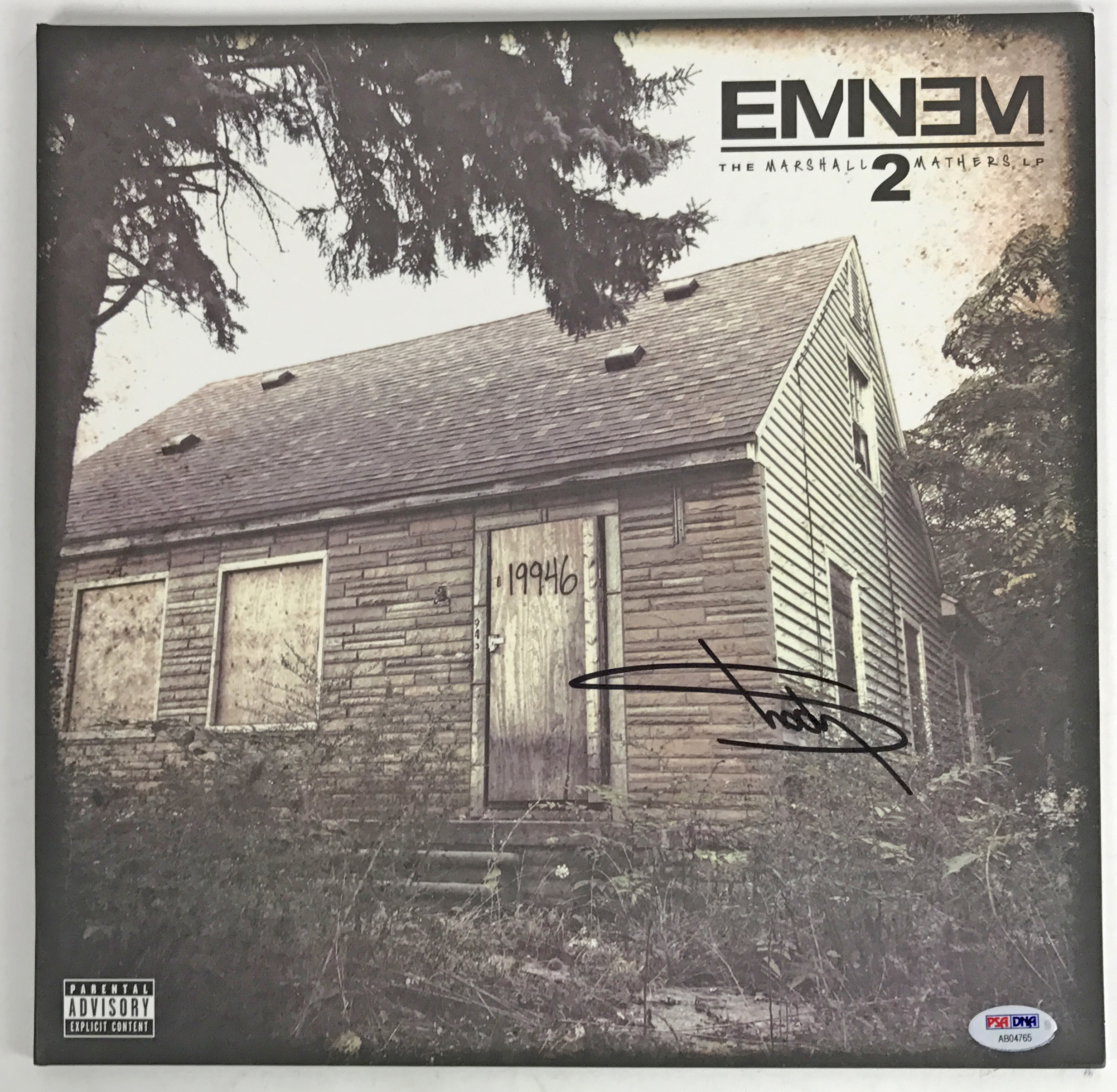 Lot Detail - Slim Shady Eminem Rare Signed 2465 x 2410