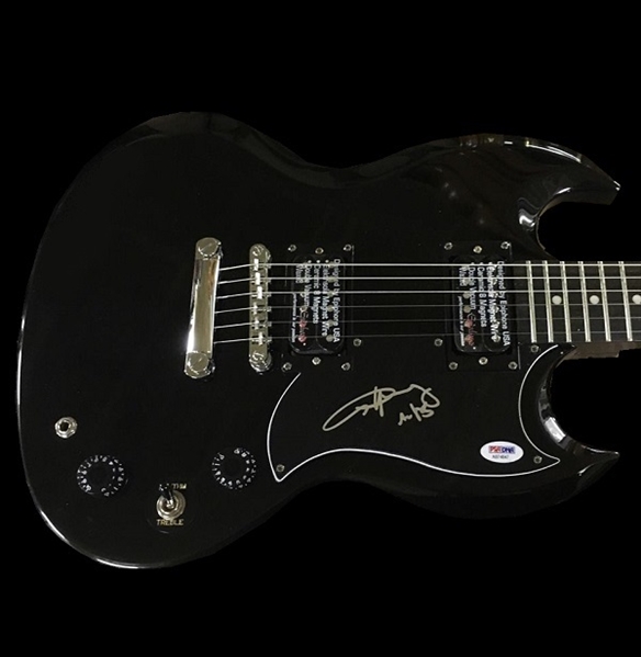 AC/DC: Angus Young Signed Epiphone SG Style Guitar (PSA/DNA)