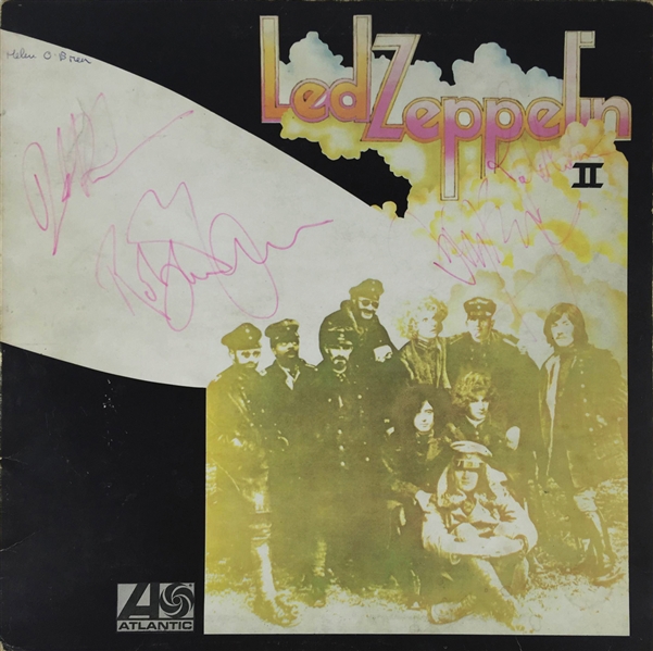 The Ultimate Zeppelin Album: Vintage c. 1969 Led Zeppelin II Group Signed Album w/ Bonham, Page, Plant & Jones! (Tracks & Beckett)