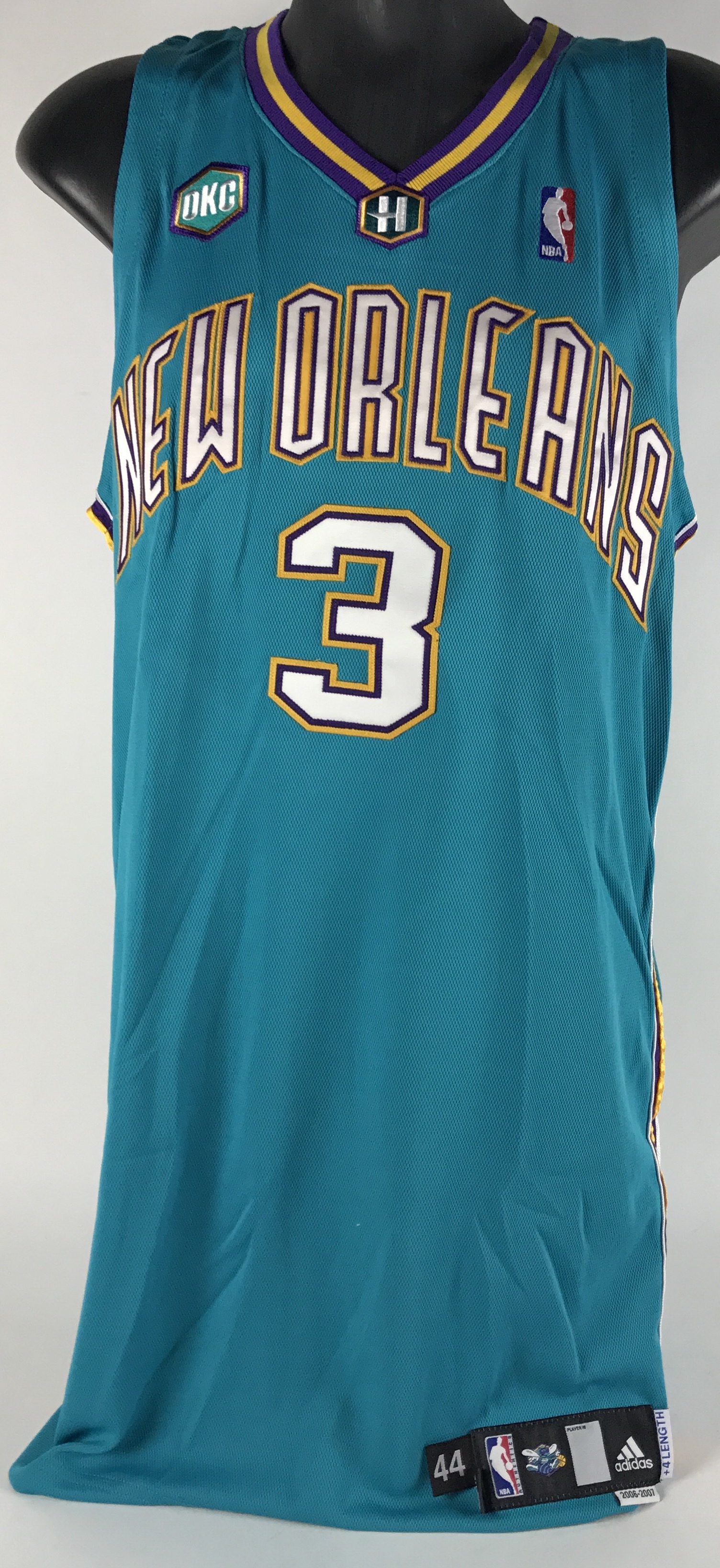 Lot Detail - 2006-2007 Chris Paul New Orleans/OKC Hornets Game-Used Road Jersey1504 x 3274