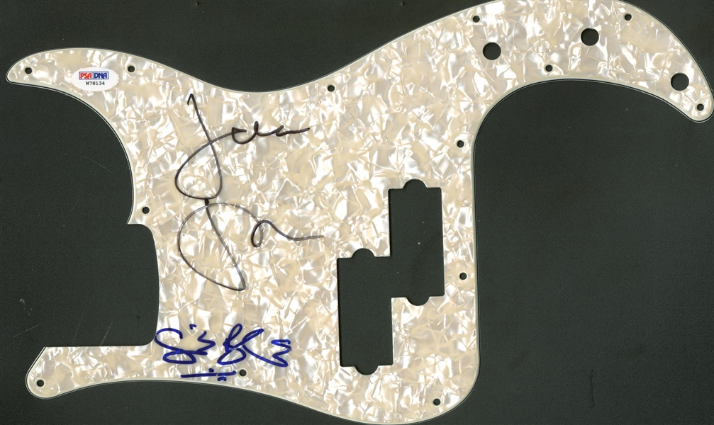 Cream: Jack Bruce & Ginger Baker Rare Dual Signed P-Bass Pickguard (PSA/DNA)
