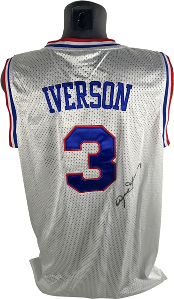 Allen Iverson Signed Philadelphia 76ers Mitchell & Ness Jersey (PSA/DNA)