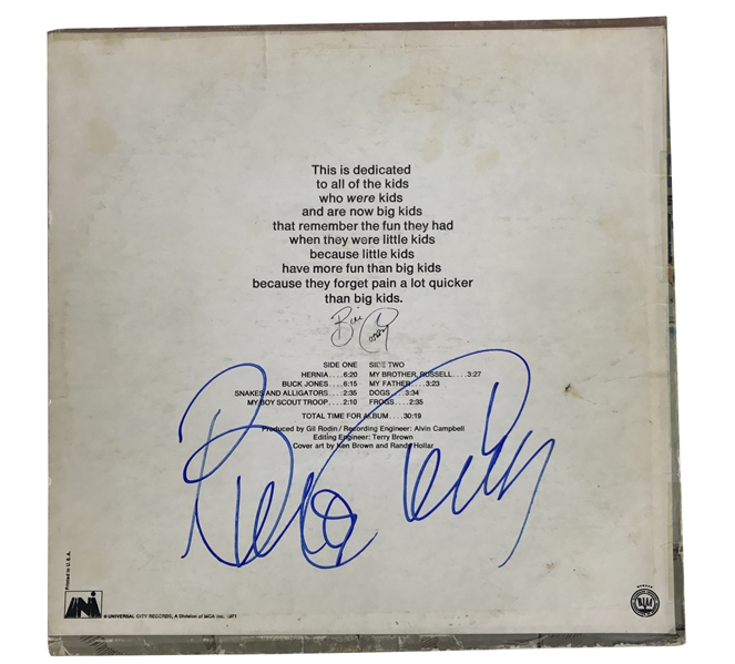 Bill Cosby Signed Album (Beckett/BAS Guaranteed)