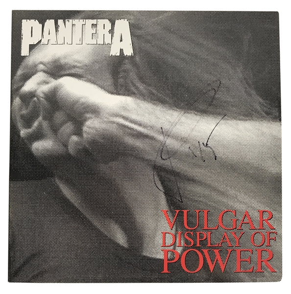 Pantera: Phil Anselmo Signed "Vulgar Display of Power" Album (Beckett/BAS Guaranteed)