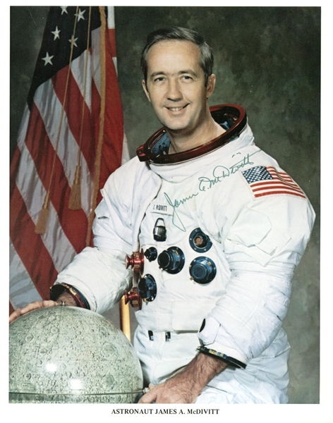 Apollo IX: Jim McDivitt Signed 8" x 10" Color Photograph (Beckett/BAS Guaranteed)