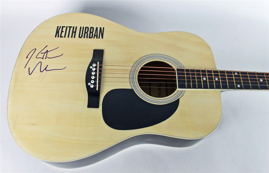 Keith Urban Signed Acoustic Guitar (PSA/DNA)