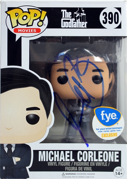 The Godfather: Al Pacino Signed Michael Corleone Funko Pop! Action Figure (BAS/Beckett)