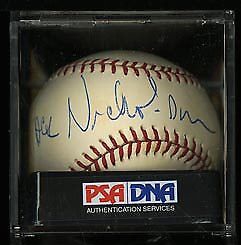 Jack Nicholson Rare Single Signed OAL Baseball (PSA/DNA)