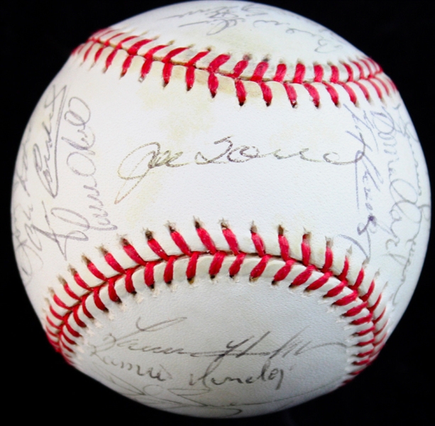 1998 NY Yankees Vintage Team Signed OAL Budig Baseball w/ Jeter, Rivera & Others! (JSA)