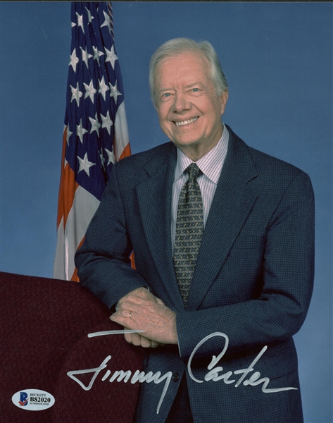 Jimmy Carter Signed 8" x 10" Color Photograph (Beckett)