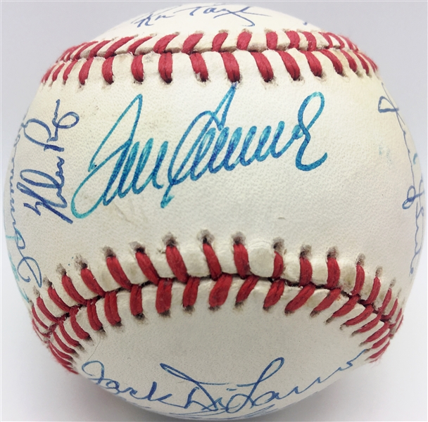 1969 Mets Team Signed ONL Baseball w/ Ryan, Seaver, Koosman & Rare Yogi Berra! (Beckett)