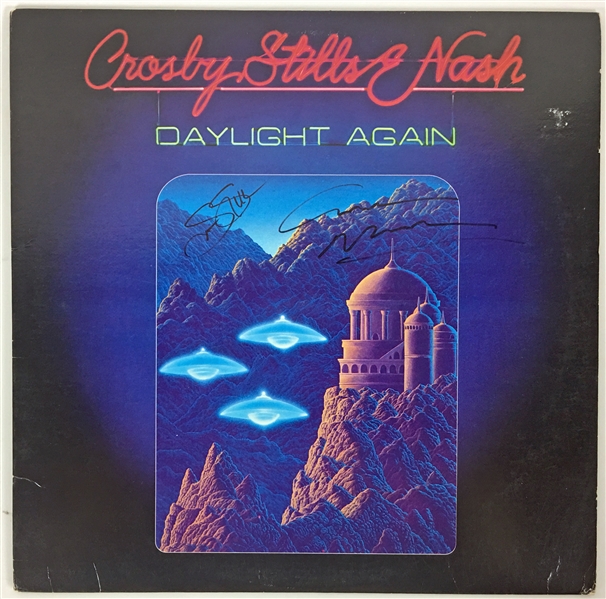 CSN: "Daylight Again" Dual Signed Album w/ Stills & Nash! (JSA)