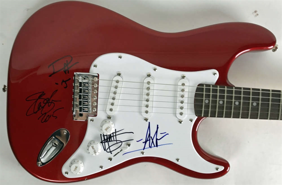 Guns N Roses Group Signed Stratocaster Style Guitar w/ Duff & Slash On-The-Body! (Beckett)