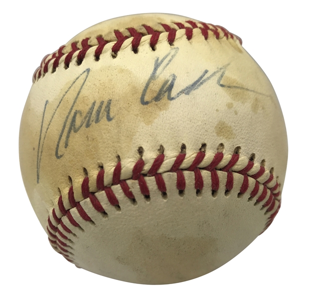 Norm Cash Rare Vintage Signed Baseball (Beckett/BAS Guaranteed)