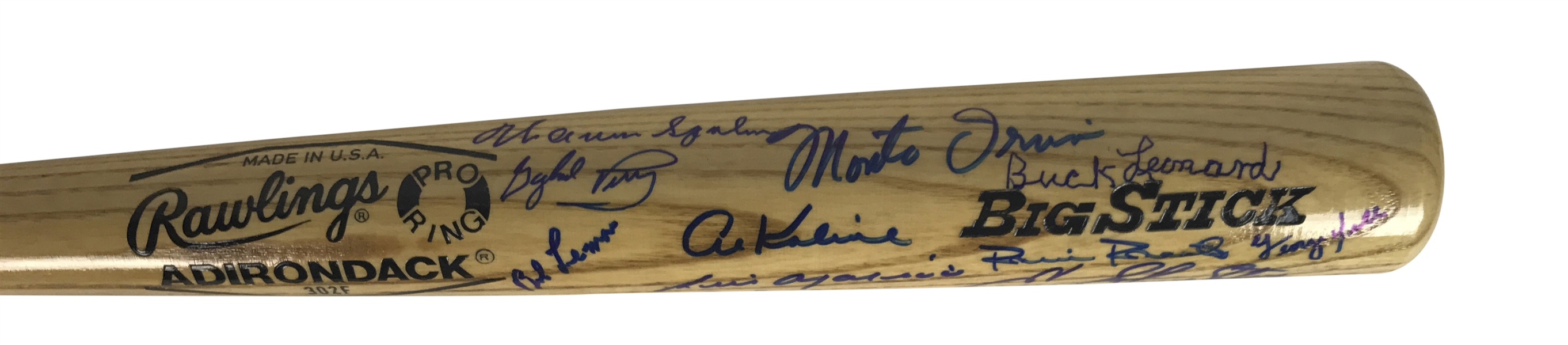 MLB Greats Multi-Signed Baseball Bat w/ Irvin, Kaline, Lemon & Others! (Beckett/BAS Guaranteed)