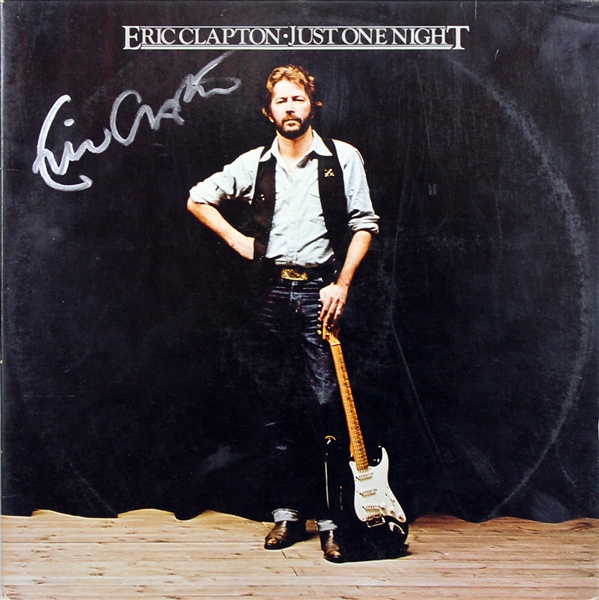 Eric Clapton Choice Signed "Just One Night" Album Cover (PSA/DNA)
