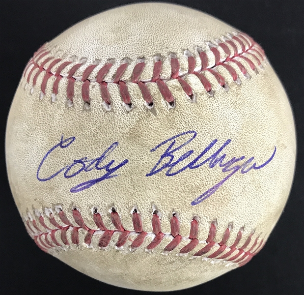 Cody Bellinger Game Used & Signed Baseball :: Used 4-29-17 Phillies vs Dodgers :: Ball Fielded by Bellinger! (PSA/DNA & MLB Holo)