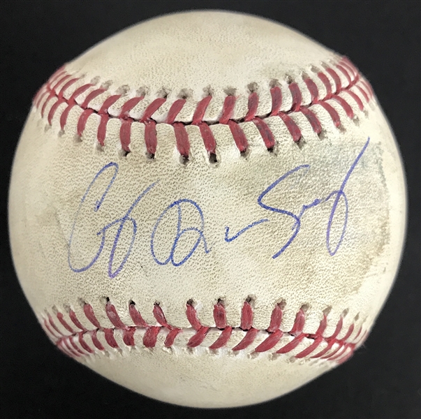 Corey Seager Signed & Game Used OML Baseball from May 15, 2016 Game vs. STL w/"Corey Drew Seager" Inscription :: Seager 2-HR Game! (PSA/DNA & MLB Holo)