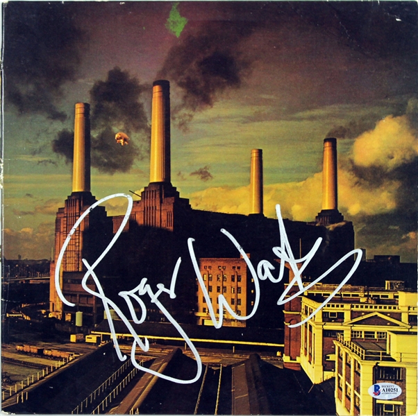 Pink Floyd: Roger Waters Signed "Animals" Record Album with Photo Proof! (Beckett/BAS)