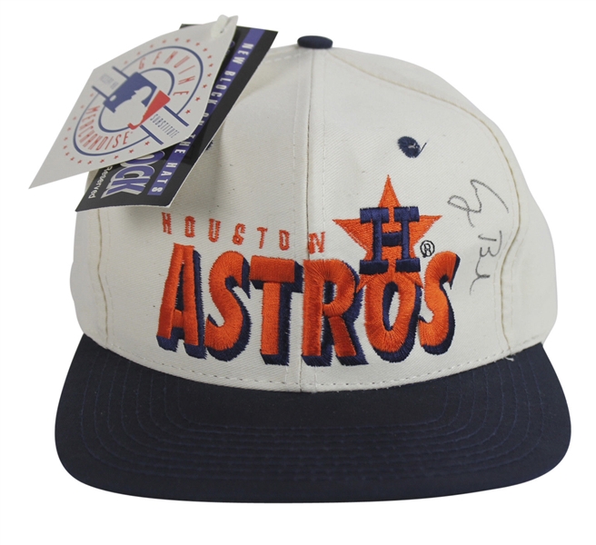 George H.W. Bush Signed Houston Astros Baseball Cap (BAS/Beckett)