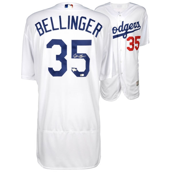 Cody Bellinger Signed Majestic Dodgers Jersey (Fanatics)