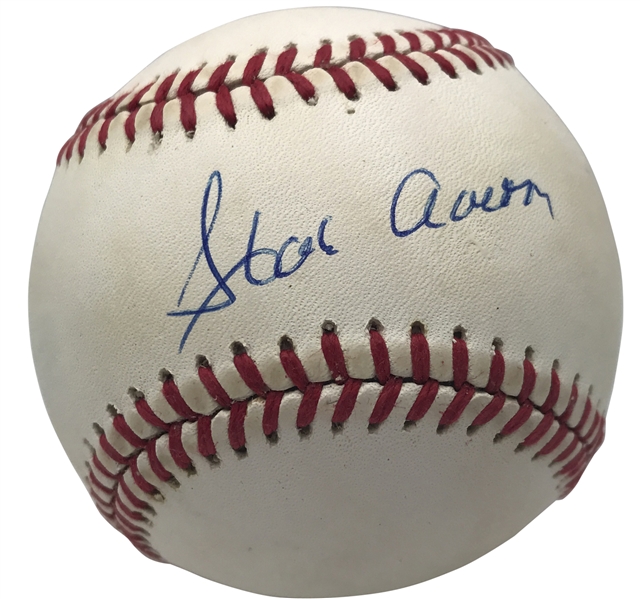 Hank Aaron Signed ONL Baseball (Beckett/BAS Guaranteed)