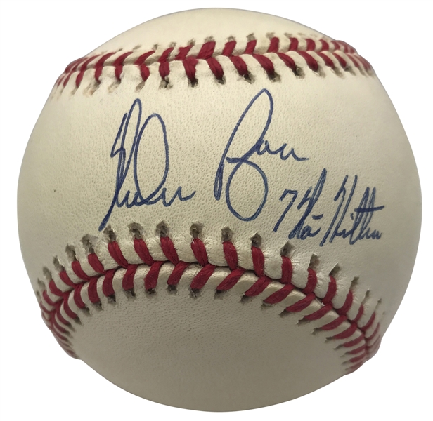 Nolan Ryan Signed OAL Baseball w/ "7 No Hitters" Inscription! (Beckett/BAS Guaranteed)