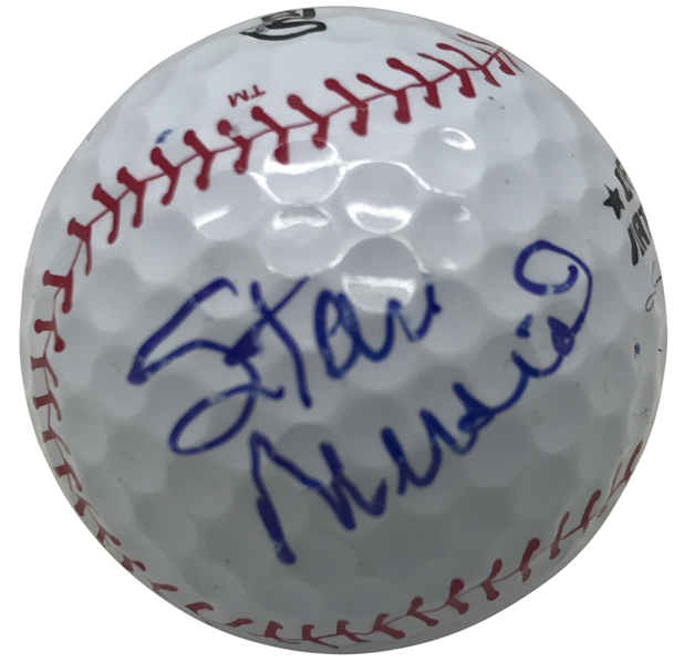 Stan Musial Signed ONL Style Golfball (Beckett/BAS Guaranteed)