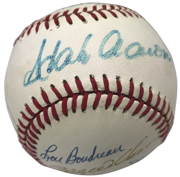 MLB Greats Signed ONL Baseball w/ Aaron, Berra, Mantle & Others! (Beckett/BAS Guaranteed)
