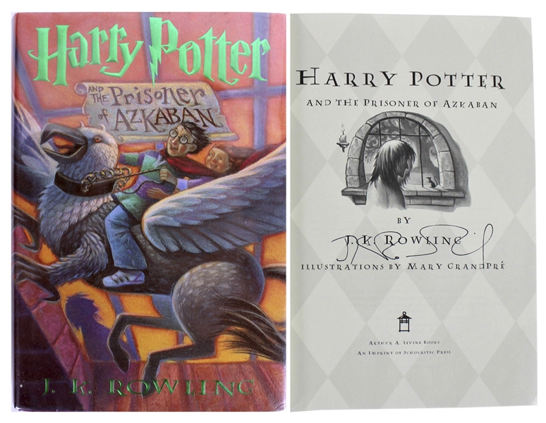Harry Potter: J.K. Rowling Rare Signed First Edition "Harry Potter & the Prisoner of Azkaban" Book (BAS/Beckett)