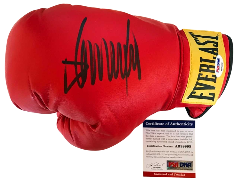President Donald Trump Signed Everlast Youth Boxing Glove (PSA/DNA)