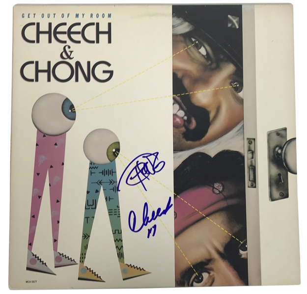 Cheech & Chong Dual Signed "Get Our Of My Room" Album (Beckett/BAS Guaranteed)
