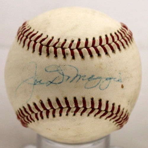 Joe DiMaggio Signed Vintage OAL Baseball (Cronin)(JSA)