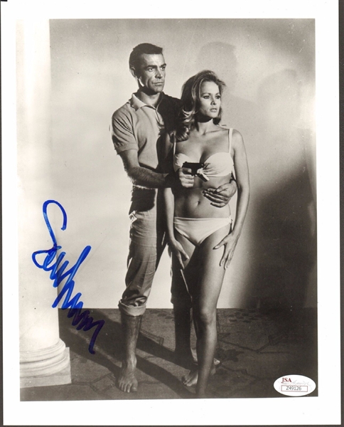 James Bond: Sean Connery Signed 8" x 10" B&W Photograph (JSA)
