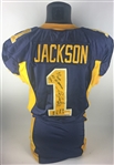 DeSean Jackson Game Used/Worn & Signed Cal Bears Jersey w/ Excellent Use! (JSA)