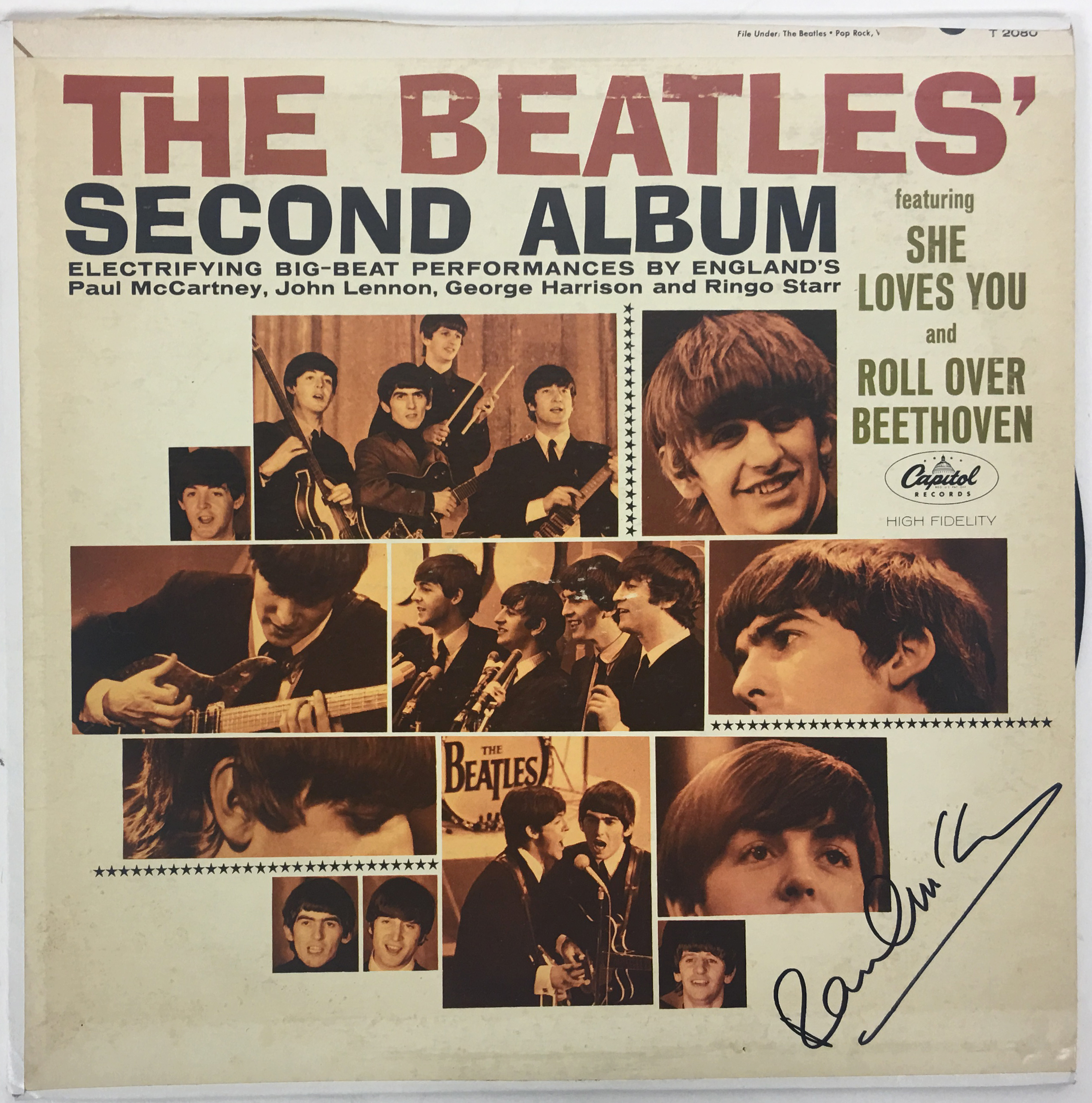 Lot Detail - The Beatles Paul McCartney Signed "Second Album" Beckett ...