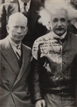 Albert Einstein Incredible Signed 6" x 8" Photograph to Harry Hershfield! (Beckett)