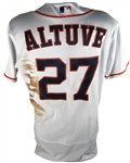 Jose Altuve Game Used/Worn 2016 Houston Astros Jersey In 2 Hit Performance! w/ Exact Photo-Match! (MLB)